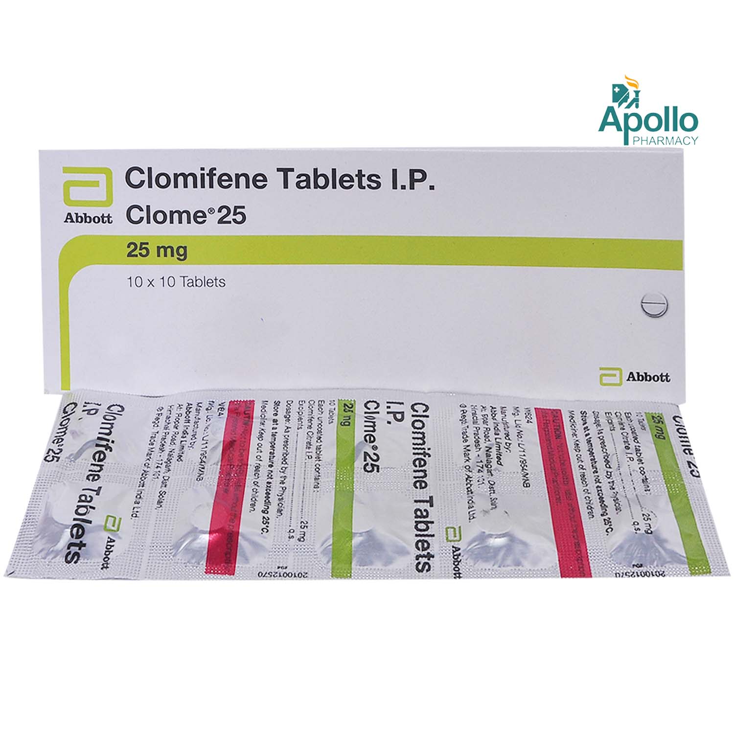Clome 25mg Tablet 10's, Pack of 10 TABLETS Clome 25mg Tablet 10's, Pack of 10 TABLETS