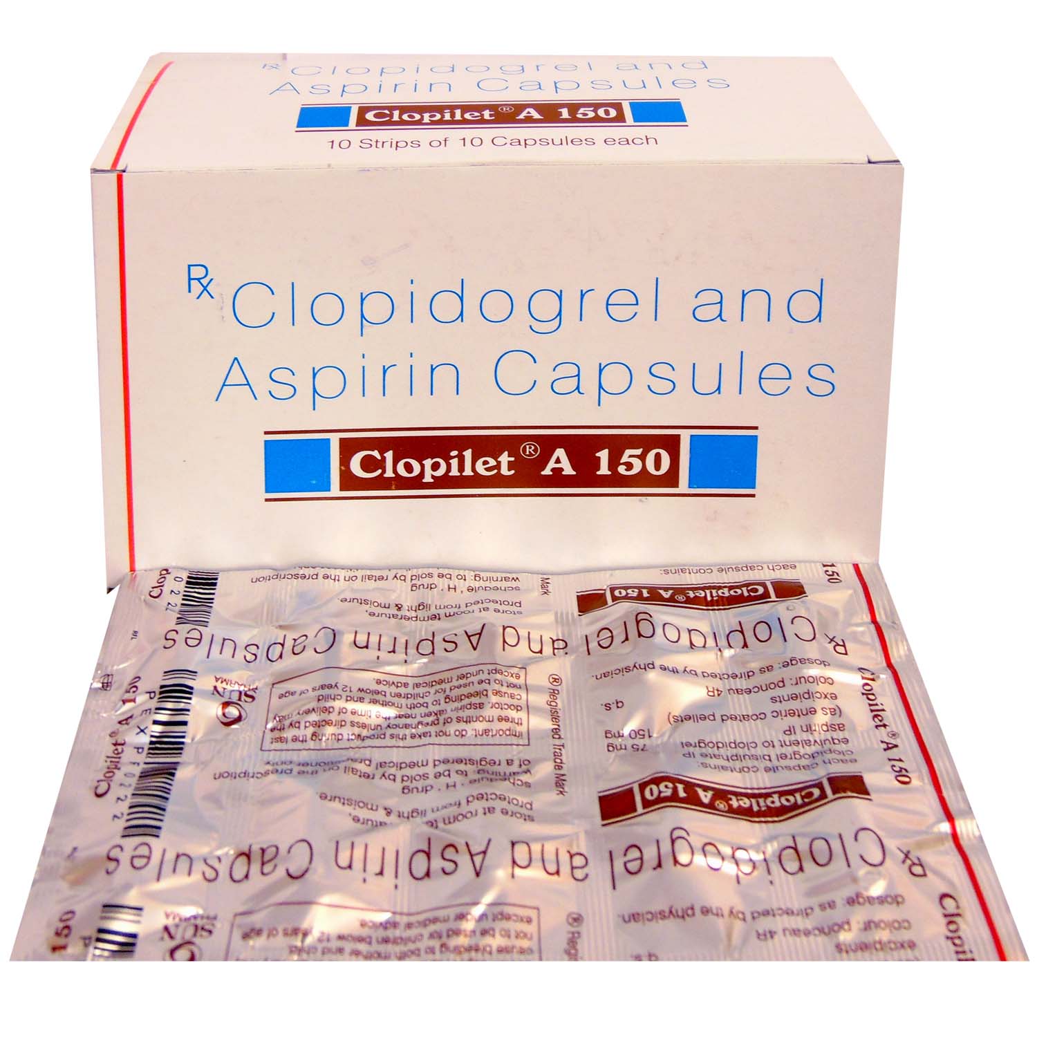 Clopilet A 150 Capsule 10's, Pack of 10 CAPSULES Clopilet A 150 Capsule 10's, Pack of 10 CAPSULES