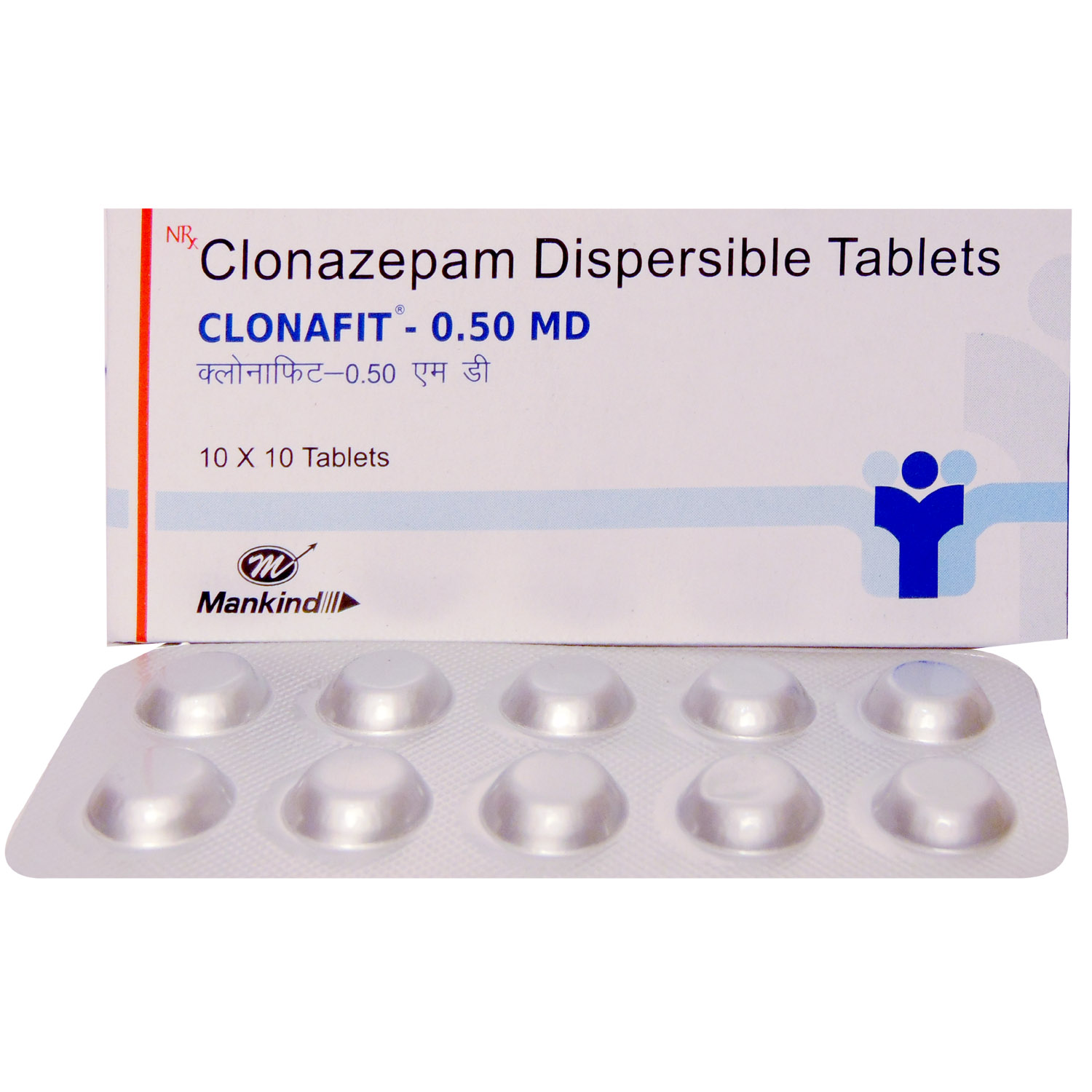 Clonafit 0.5 MD Tablet 10's, Pack of 10 TabletS Clonafit 0.5 MD Tablet 10's, Pack of 10 TabletS