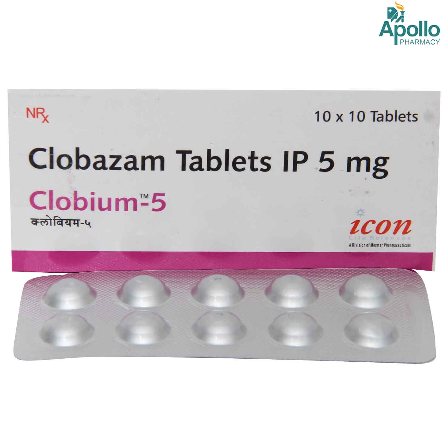 Clobium 5 mg Tablet 10's, Pack of 10 TabletS Clobium 5 mg Tablet 10's, Pack of 10 TabletS