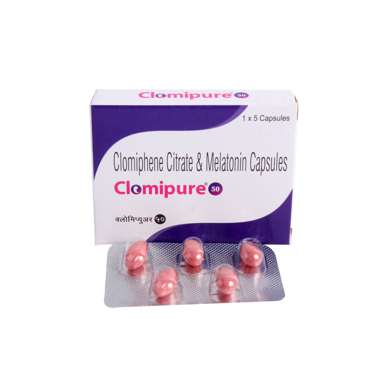 Clomipure 50mg Tablet 5's, Pack of 5 TABLETS Clomipure 50mg Tablet 5's, Pack of 5 TABLETS