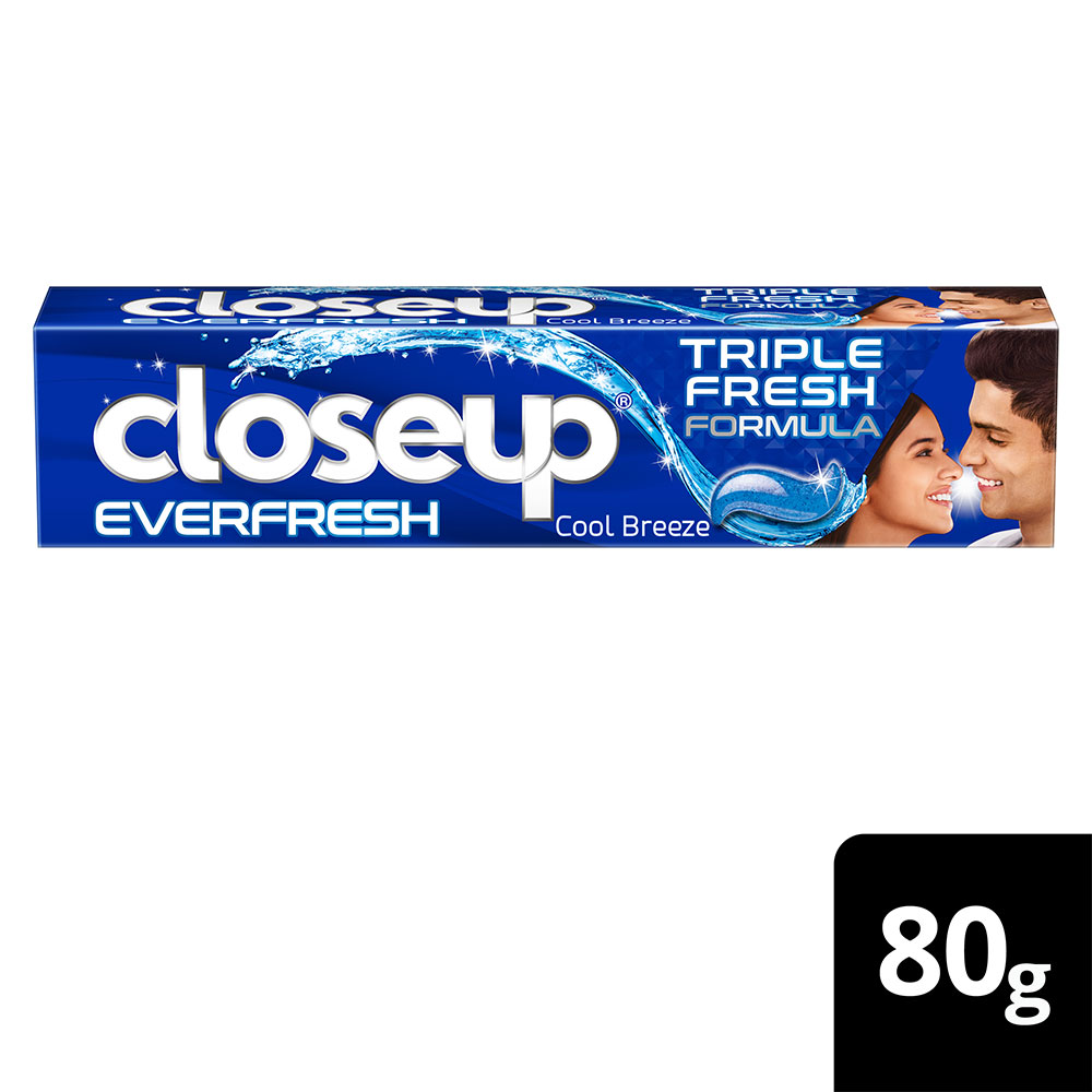 Closeup Everfresh Cool Breeze Toothpaste, 80 gm, Pack of 1 Closeup Everfresh Cool Breeze Toothpaste, 80 gm, Pack of 1
