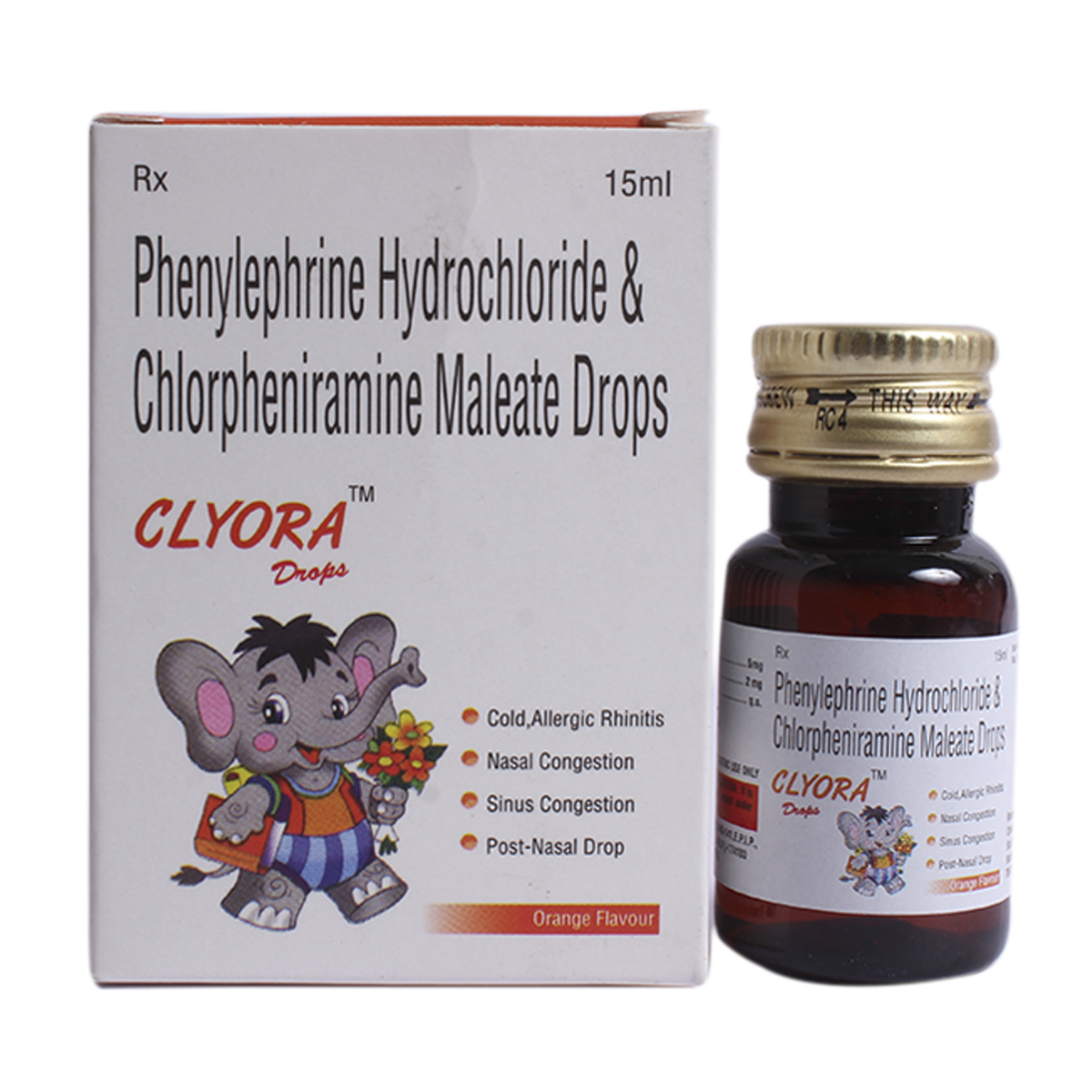 Clyora Orange Drop 15 ml, Pack of 1 Clyora Orange Drop 15 ml, Pack of 1