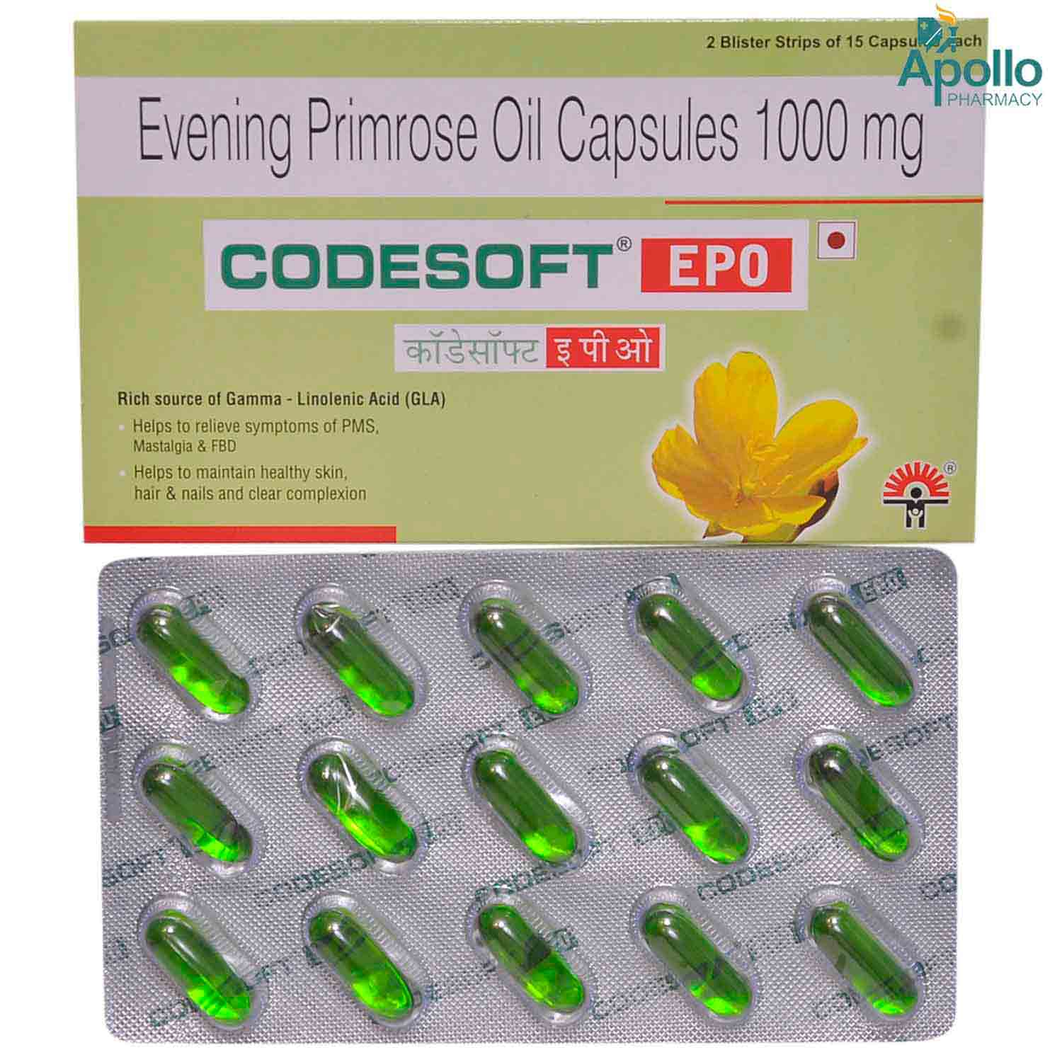 Buy Codesoft EPO Capsule 15's Online