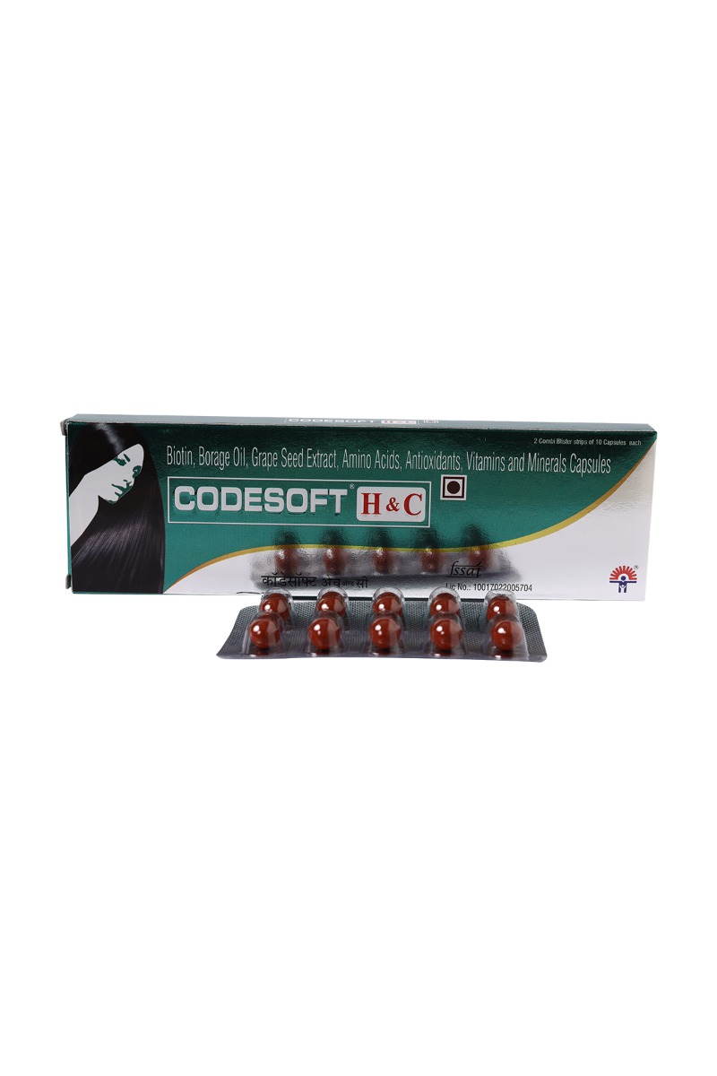 Codesoft H & C Capsule 10's, Pack of 10 Codesoft H & C Capsule 10's, Pack of 10