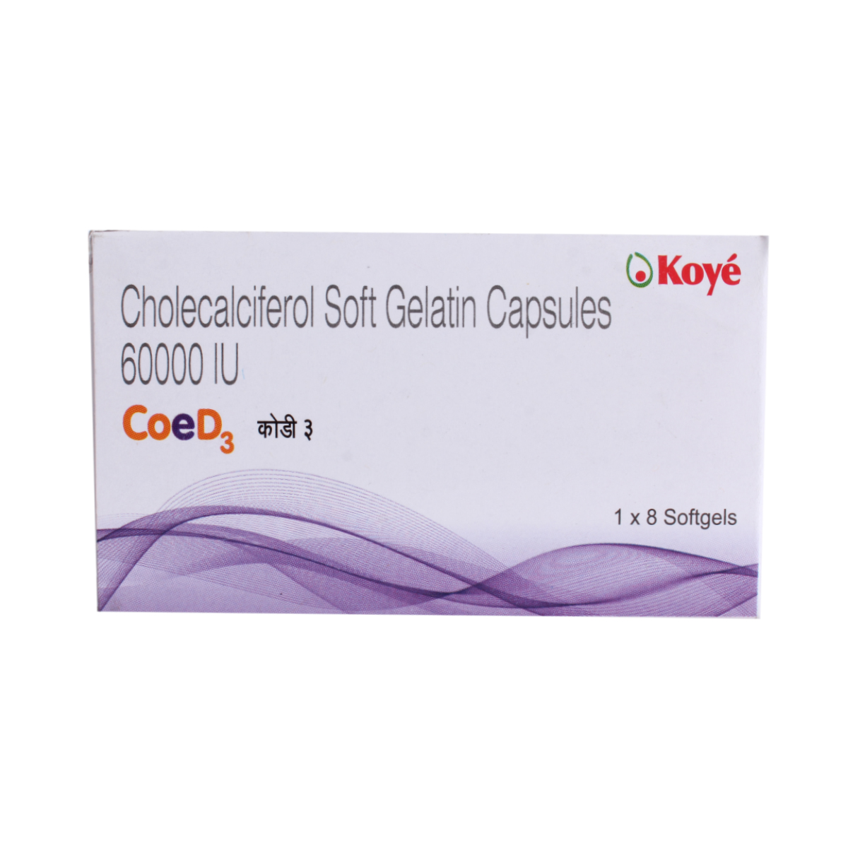 Coed 3 60K Softgel Capsule 8's, Pack of 8 Coed 3 60K Softgel Capsule 8's, Pack of 8