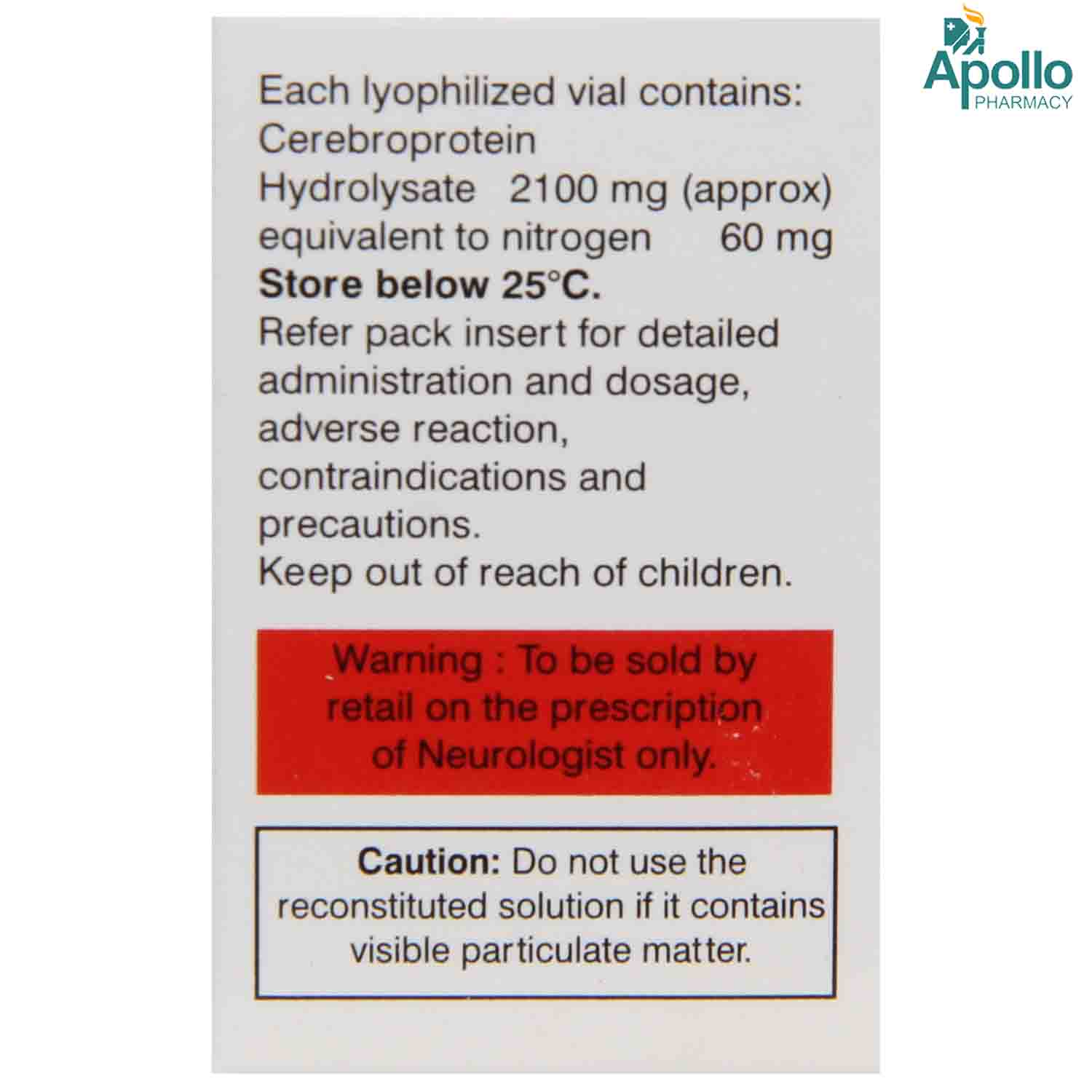 Cognistar 60 Injection, Pack of 1 INJECTION Cognistar 60 Injection, Pack of 1 INJECTION