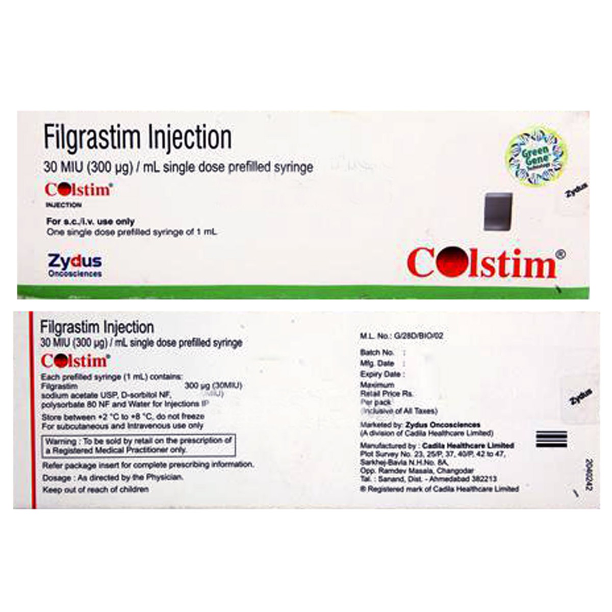 Colstim Injection 1 ml, Pack of 1 Injection Colstim Injection 1 ml, Pack of 1 Injection