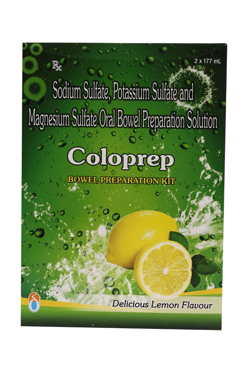 Coloprep Bowel Preparation Kit 177ml Each Delicious Lemon 2's, Pack of 1 Coloprep Bowel Preparation Kit 177ml Each Delicious Lemon 2's, Pack of 1