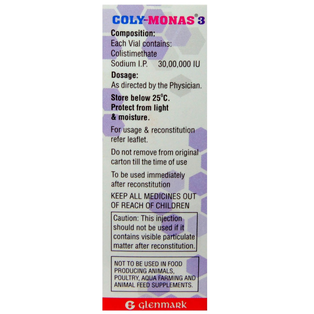 COLYMONAS VAIL 3ML INJECTION, Pack of 1 INJECTION COLYMONAS VAIL 3ML INJECTION, Pack of 1 INJECTION