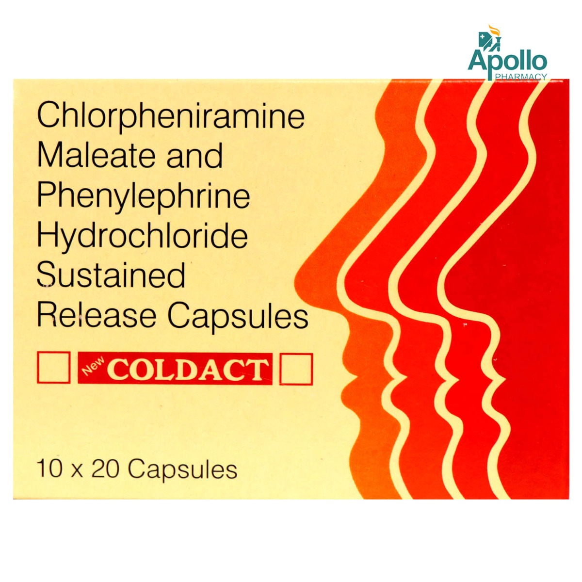 New Coldact Capsule 20's, Pack of 20 New Coldact Capsule 20's, Pack of 20