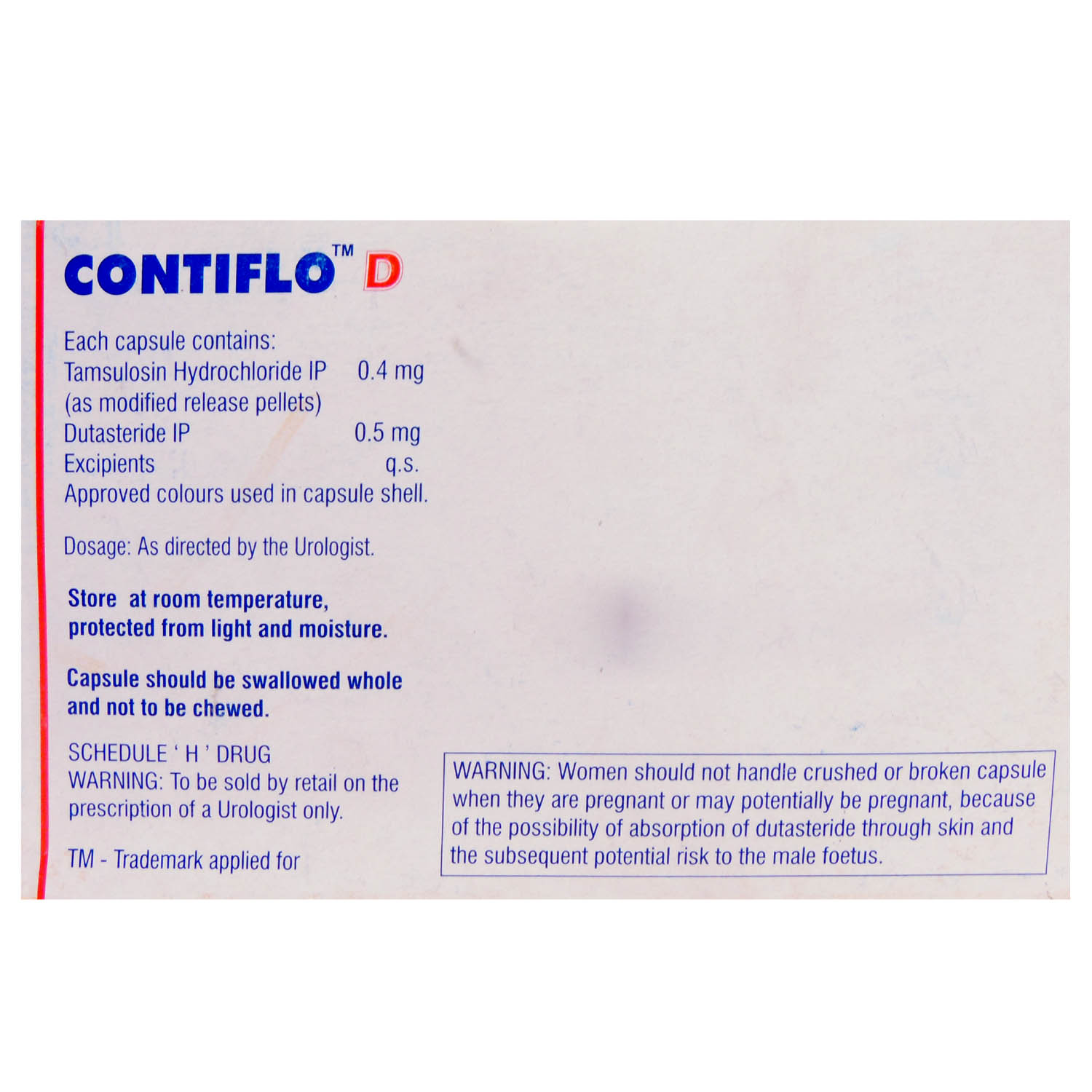 Contiflo D Capsule 10's, Pack of 10 Contiflo D Capsule 10's, Pack of 10