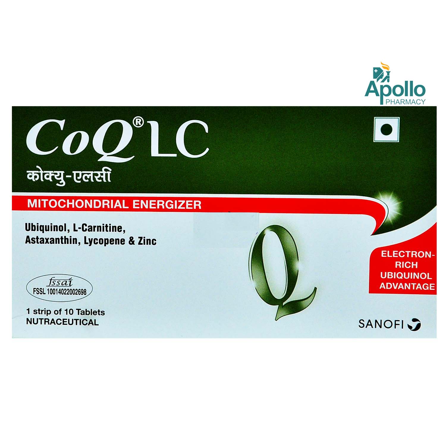 CoQ LC Tablet 10's, Pack of 10 CoQ LC Tablet 10's, Pack of 10