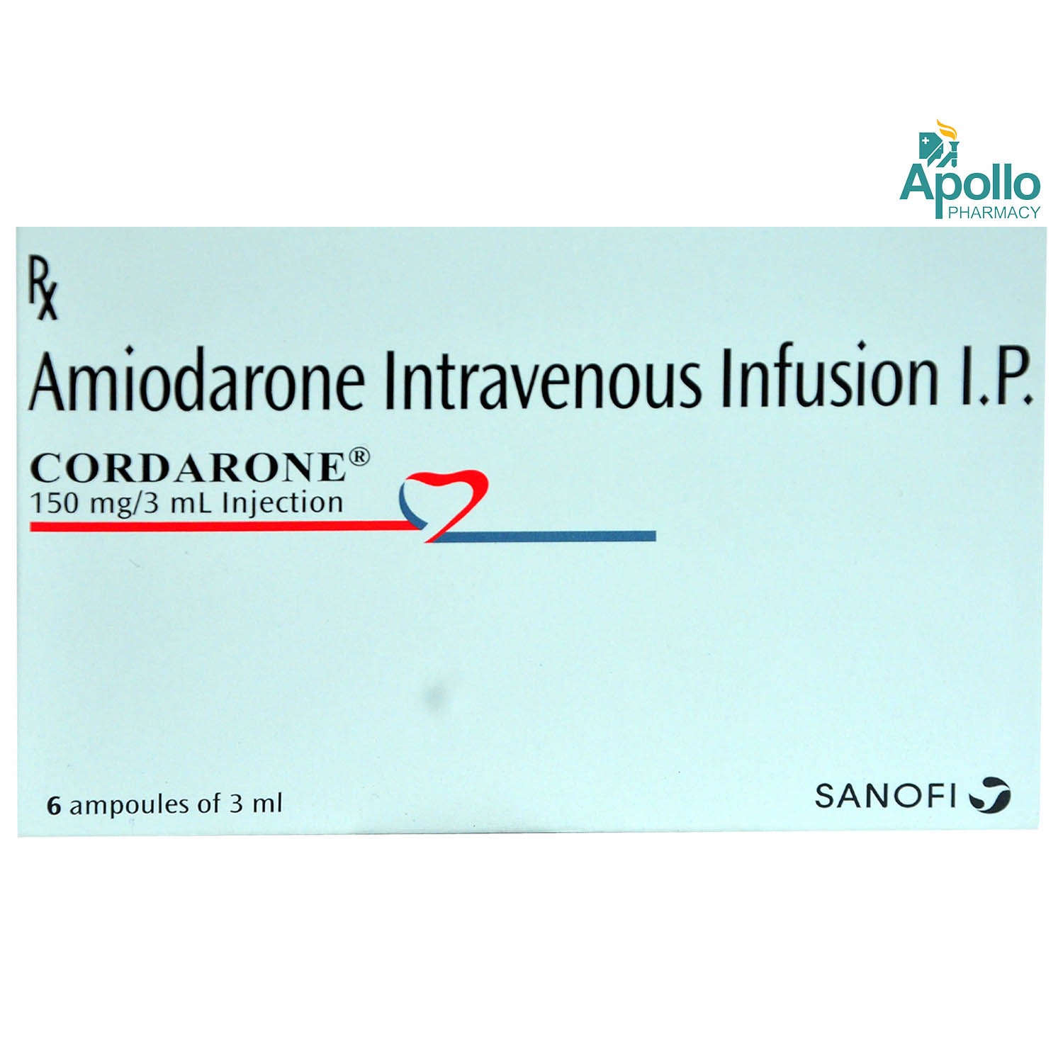 Buy Cordarone Injection 6 x 3 ml  Online