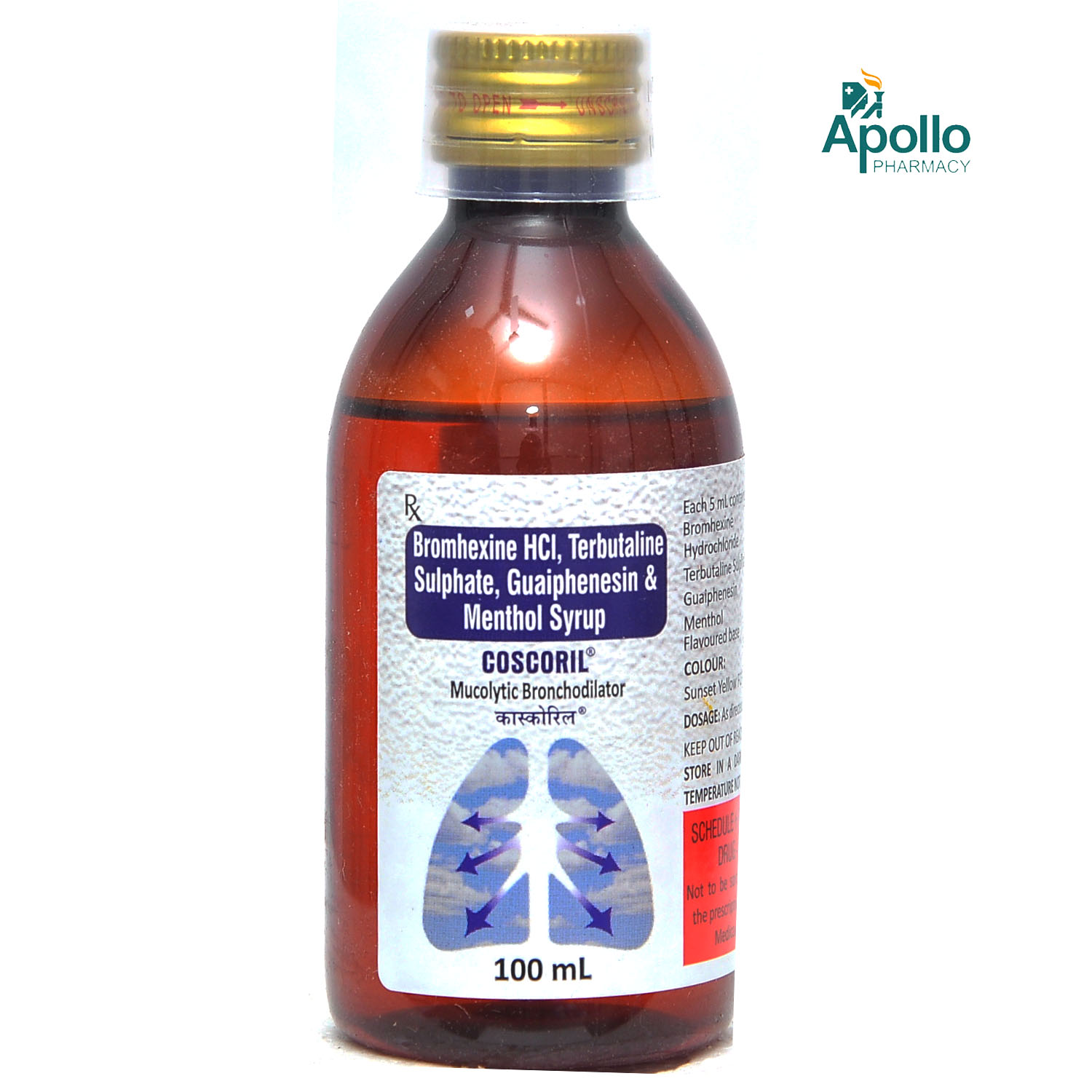 Coscoril Syrup 100 ml, Pack of 1 Coscoril Syrup 100 ml, Pack of 1