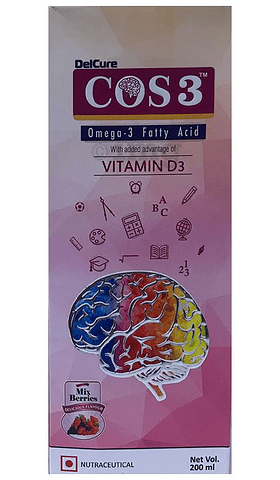 Cos 3 Mix Berries Delicious Syrup 200 ml, Pack of 1 Cos 3 Mix Berries Delicious Syrup 200 ml, Pack of 1