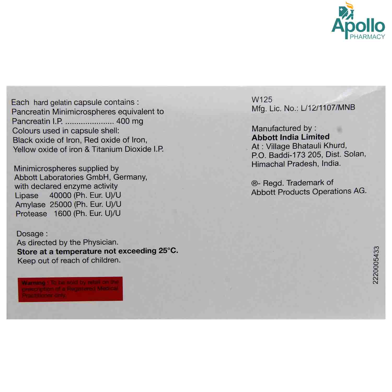 Creon 40000 Capsule 10's, Pack of 10 CAPSULES Creon 40000 Capsule 10's, Pack of 10 CAPSULES