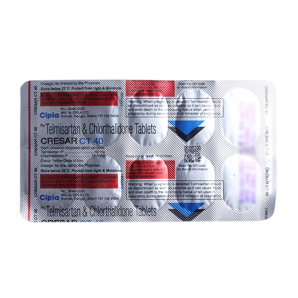 Cresar CT 40 Tablet 10's, Pack of 10 Cresar CT 40 Tablet 10's, Pack of 10