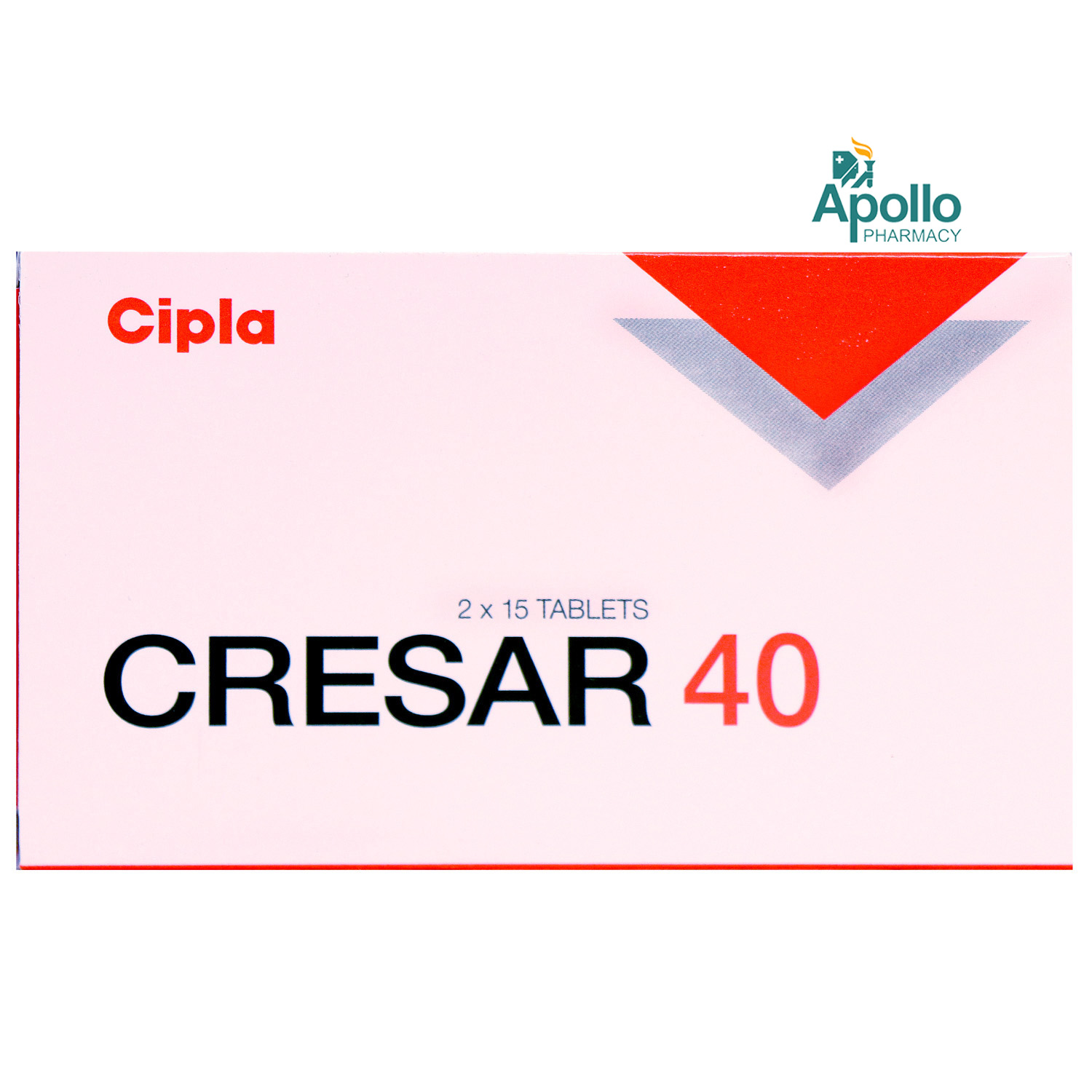 Cresar 40 Tablet 15's, Pack of 15 TABLETS Cresar 40 Tablet 15's, Pack of 15 TABLETS