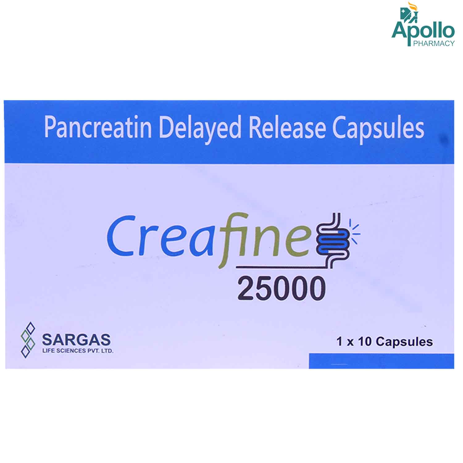 Creafine 25000 Capsule 10's, Pack of 10 CapsuleS Creafine 25000 Capsule 10's, Pack of 10 CapsuleS