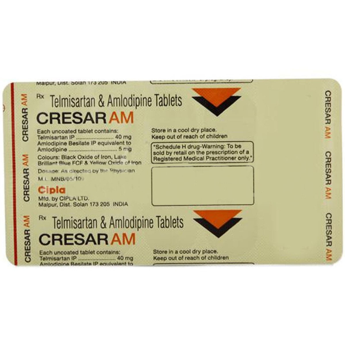 Cresar AM Tablet 10's, Pack of 10 Cresar AM Tablet 10's, Pack of 10