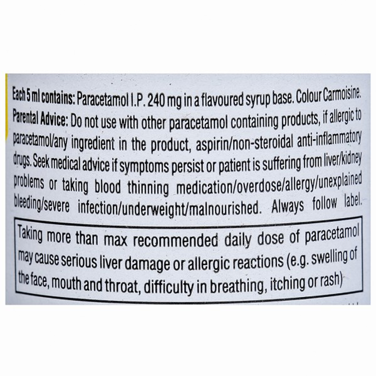 Crocin 240 DS Mixed Fruit Suspension 100 ml, Pack of 1 Suspension Crocin 240 DS Mixed Fruit Suspension 100 ml, Pack of 1 Suspension