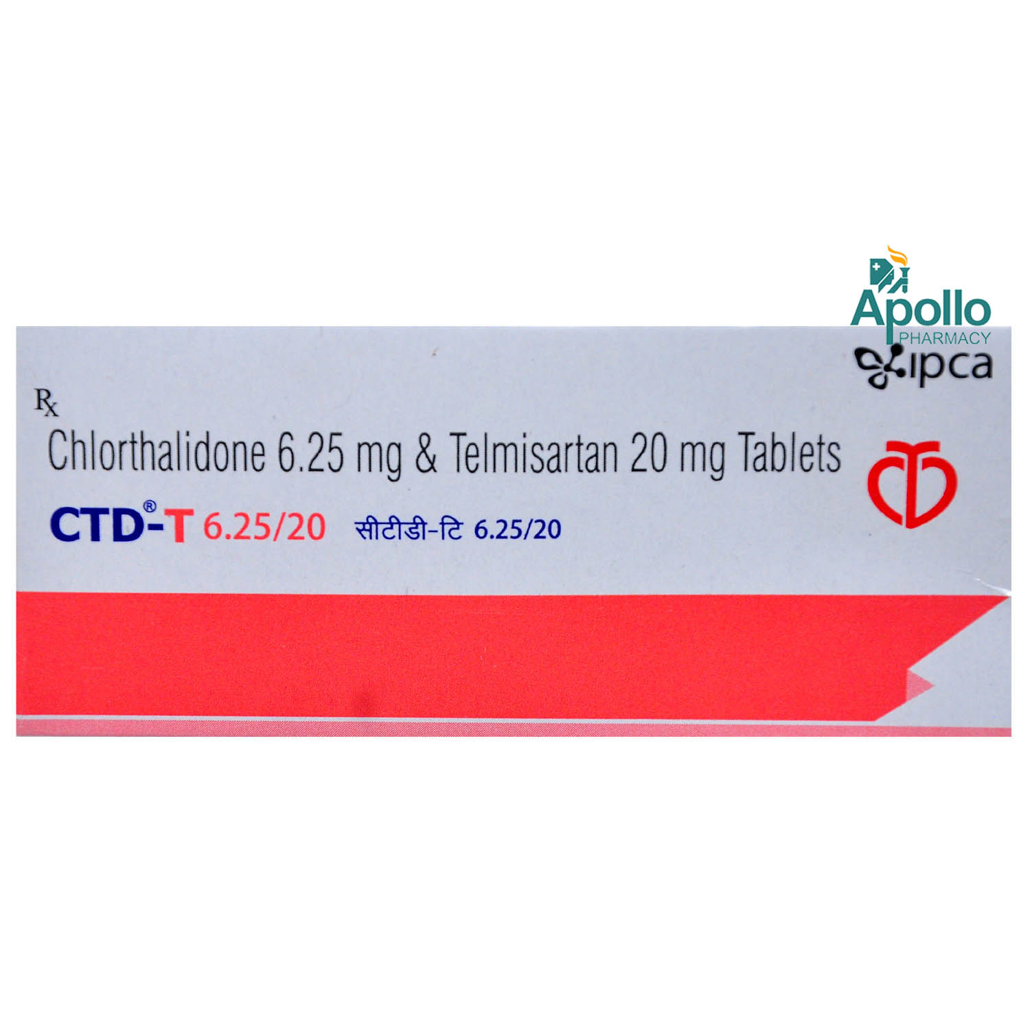 Buy CTD T 6.25/20 Tablet 10's Online