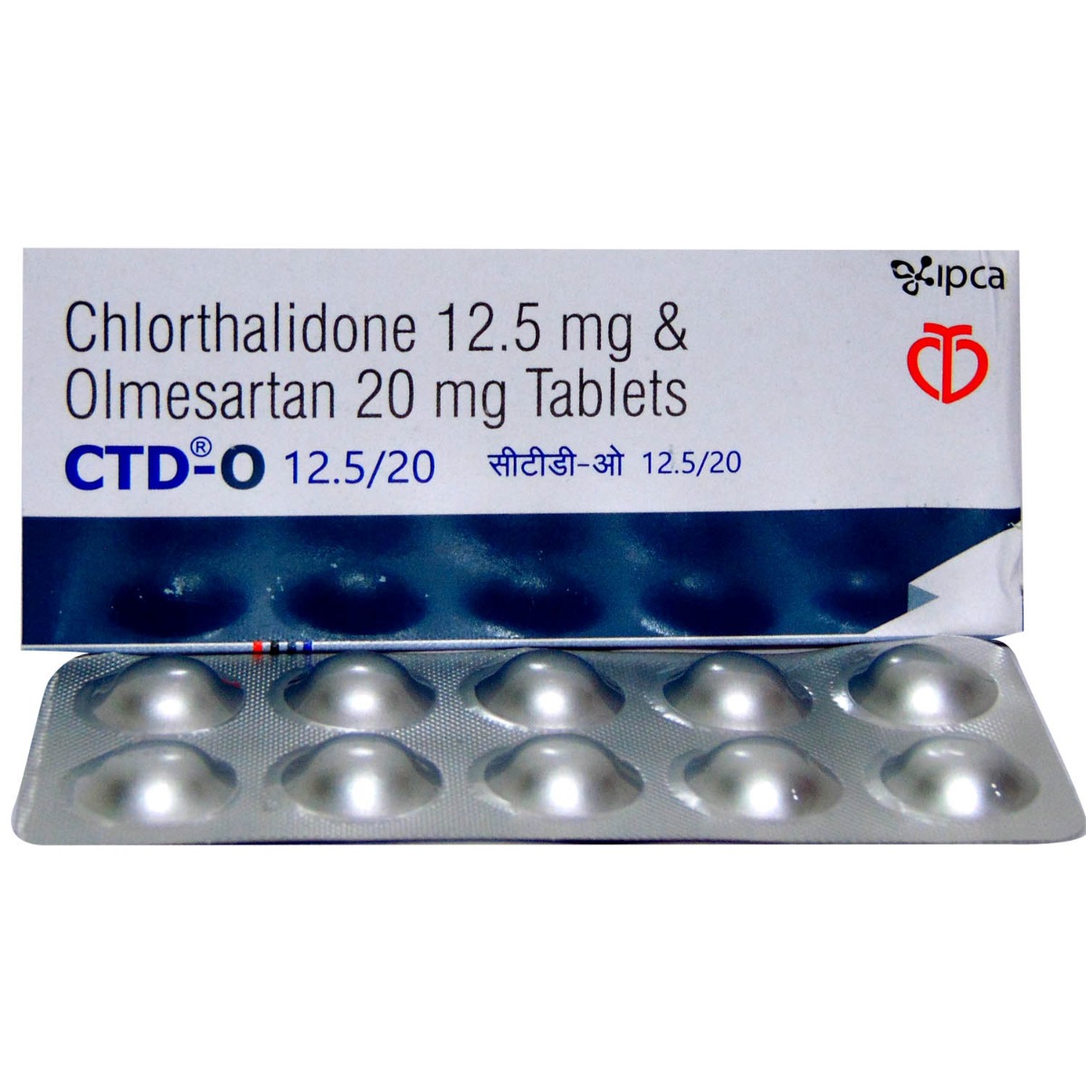 CTD-O 12.5/20 Tablet 10's, Pack of 10 TABLETS CTD-O 12.5/20 Tablet 10's, Pack of 10 TABLETS