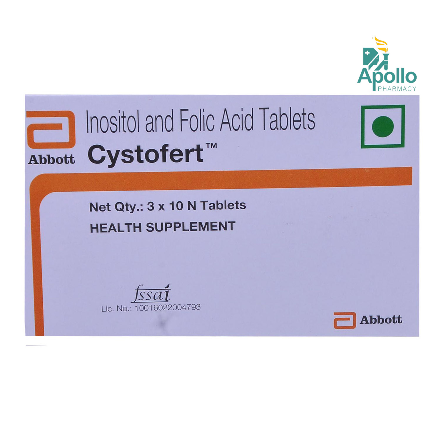 Buy Cystofert Tablet 10's Online