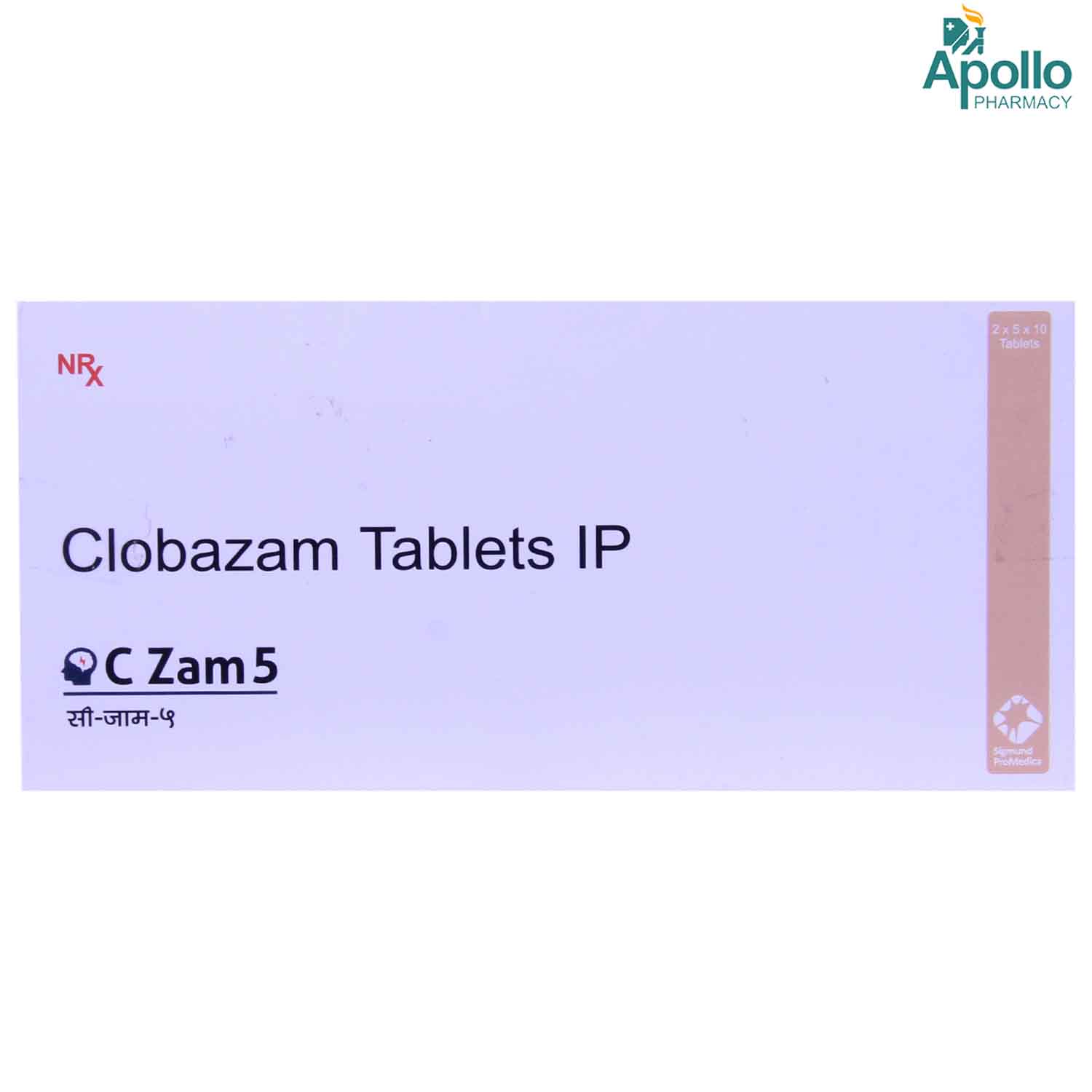 CZAM 5MG TABLET, Pack of 10 TABLETS CZAM 5MG TABLET, Pack of 10 TABLETS