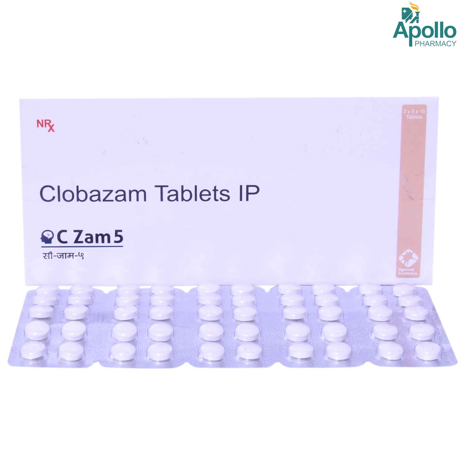 CZAM 5MG TABLET, Pack of 10 TABLETS CZAM 5MG TABLET, Pack of 10 TABLETS