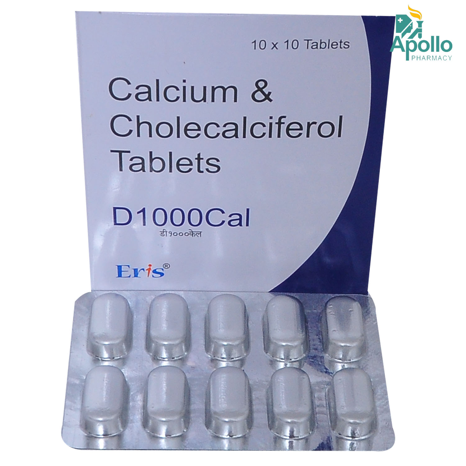 Buy D 1000 Cal Tablet 10's Online