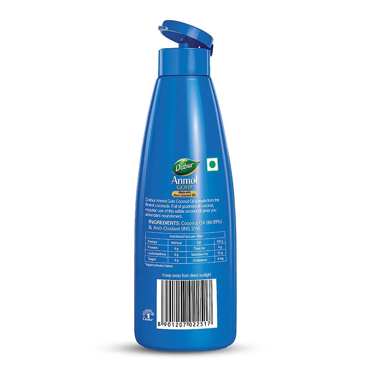 Dabur Anmol Gold 100% Pure Coconut Oil, 600 ml, Pack of 1 Dabur Anmol Gold 100% Pure Coconut Oil, 600 ml, Pack of 1