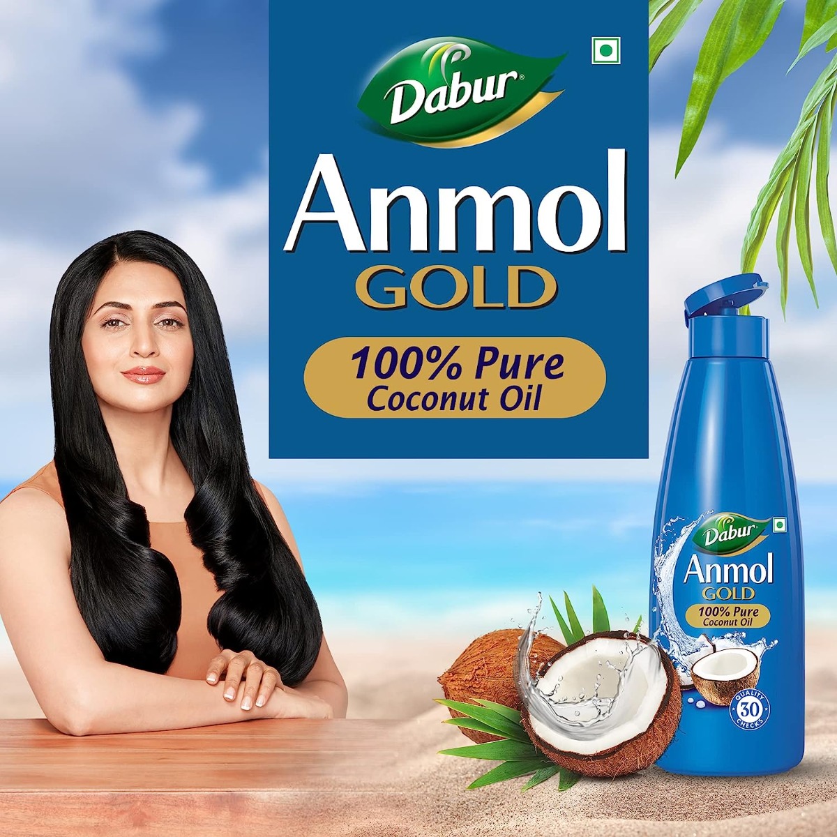Dabur Anmol Gold 100% Pure Coconut Oil, 600 ml, Pack of 1 Dabur Anmol Gold 100% Pure Coconut Oil, 600 ml, Pack of 1