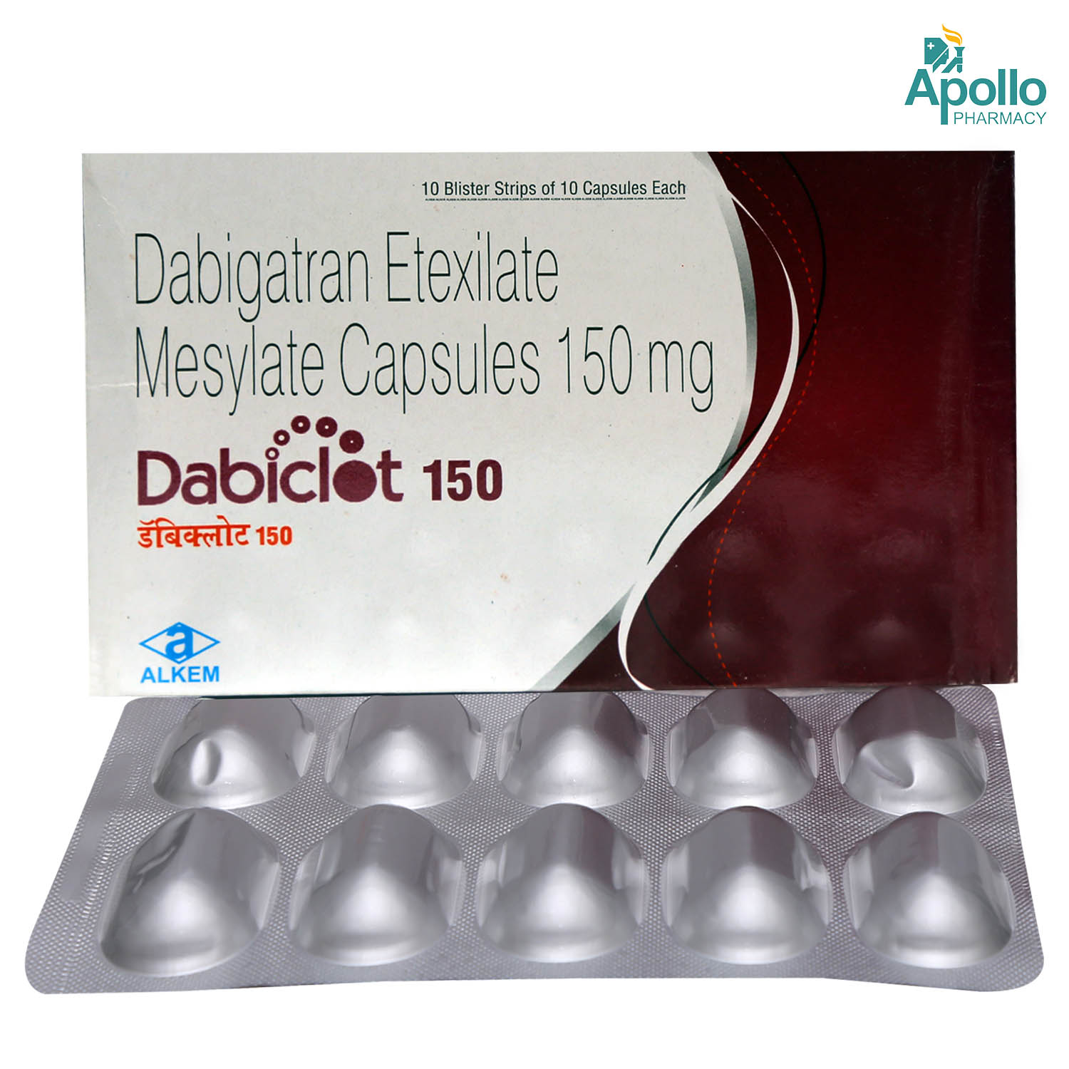 Dabiclot 150 Capsule 10's, Pack of 10 CAPSULES Dabiclot 150 Capsule 10's, Pack of 10 CAPSULES