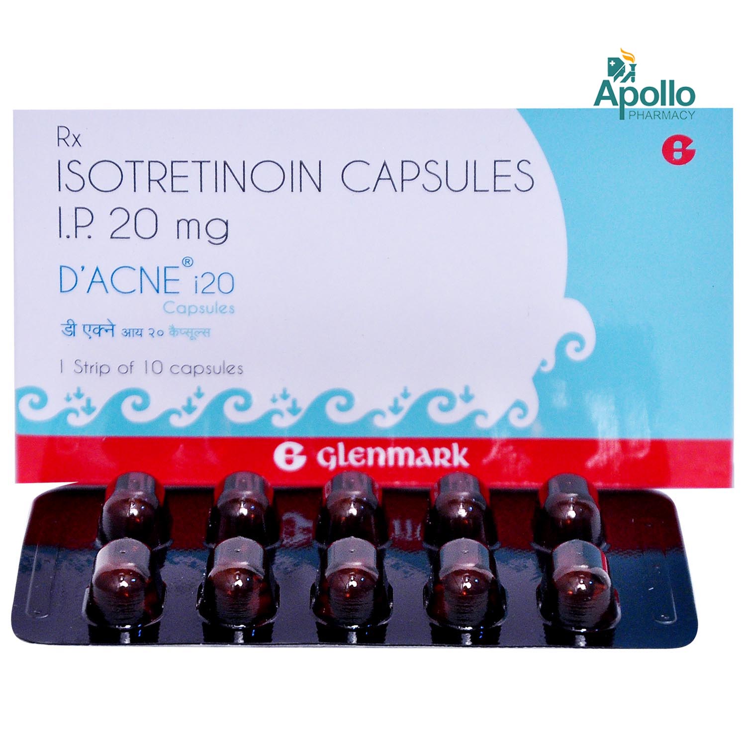 D Acne I 20 Capsule 10's, Pack of 10 CAPSULES D Acne I 20 Capsule 10's, Pack of 10 CAPSULES