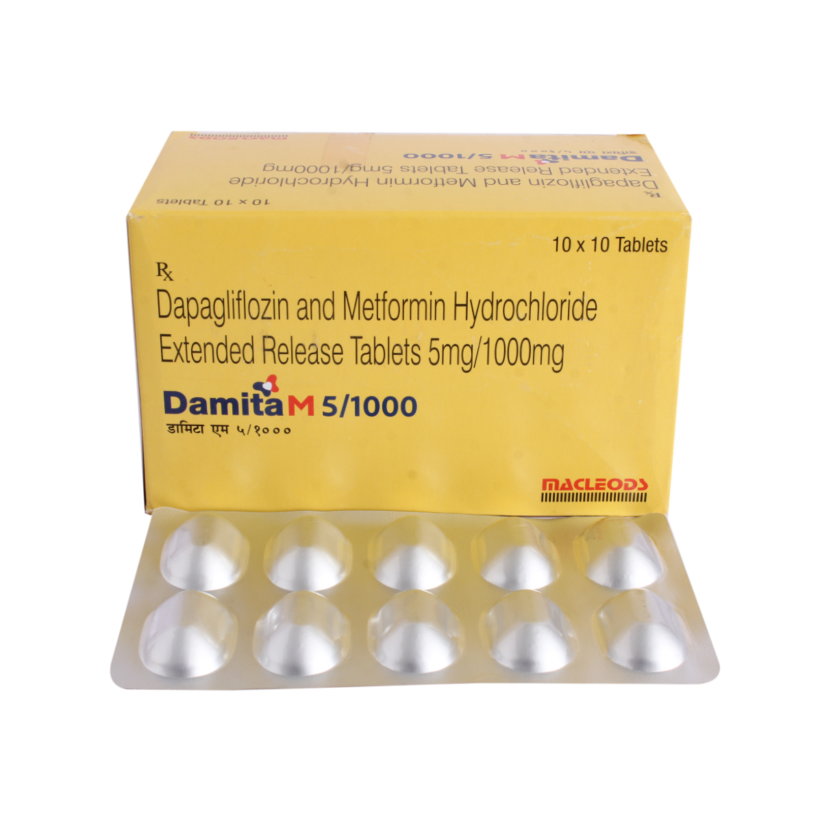 Buy Damita M 5/1000 Tablet 15's Online