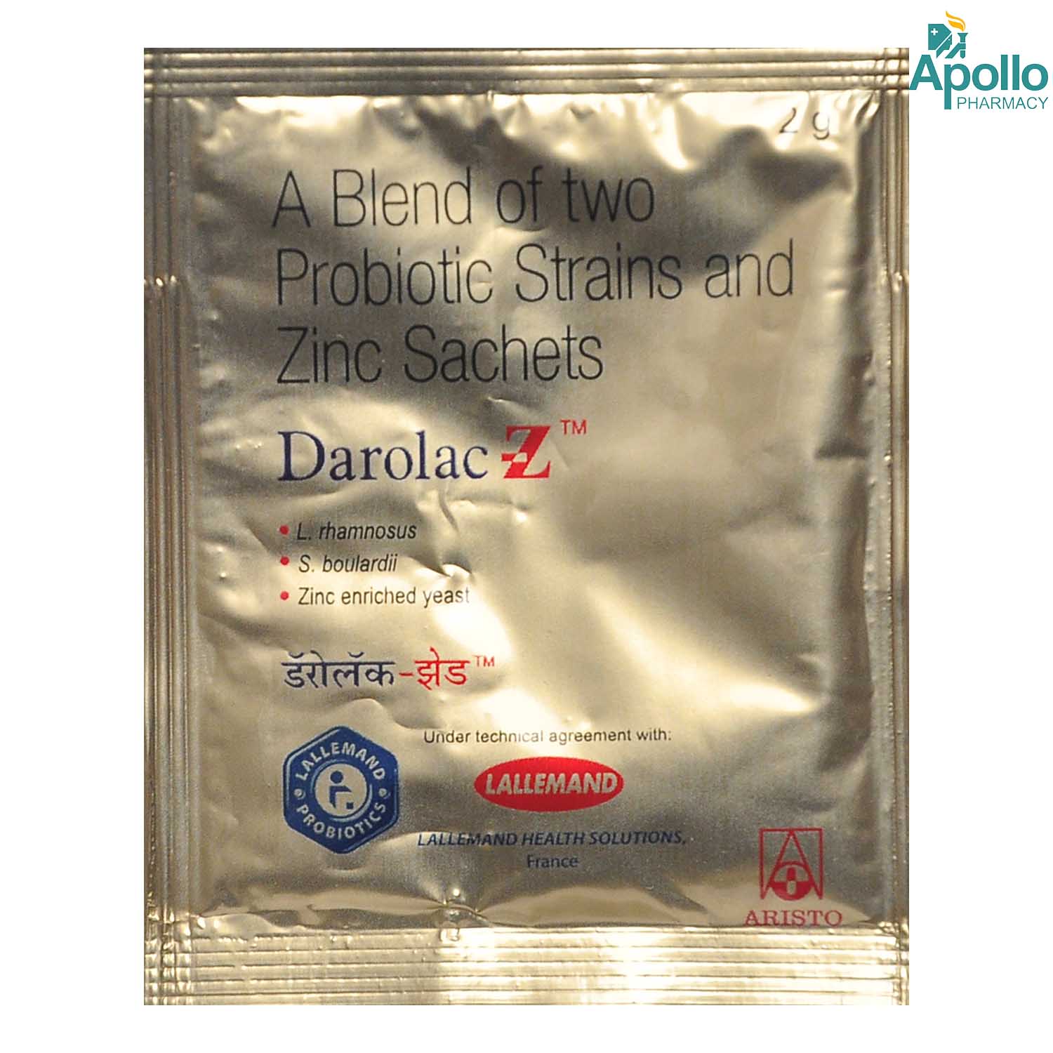 Darolac-Z Sachet 2 gm, Pack of 1 SACHET Darolac-Z Sachet 2 gm, Pack of 1 SACHET