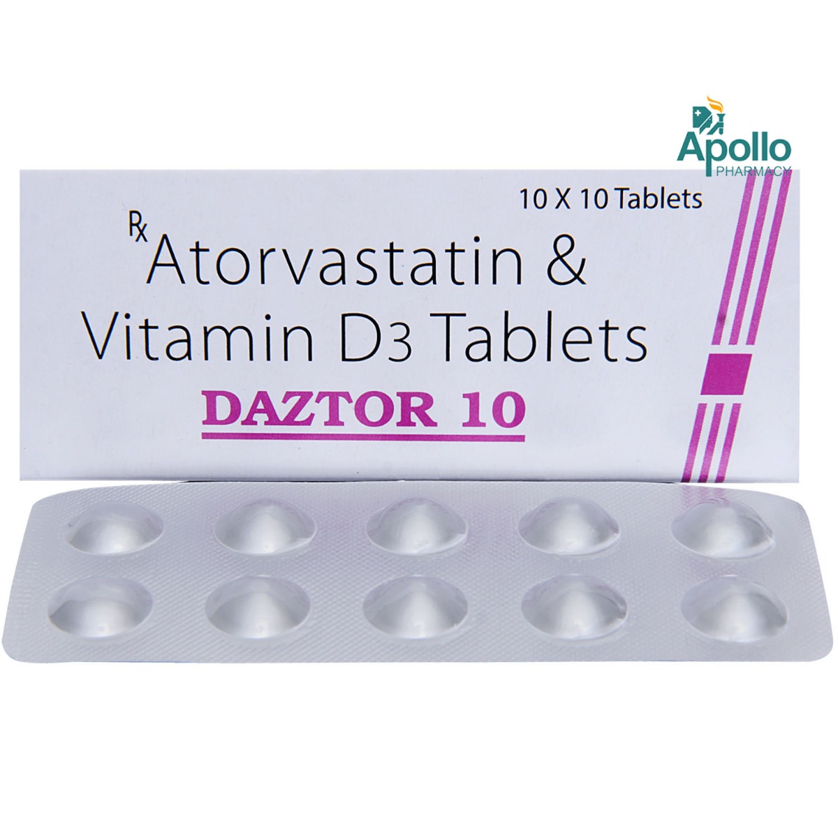 Daztor 10 Tablet 10's, Pack of 10 Daztor 10 Tablet 10's, Pack of 10
