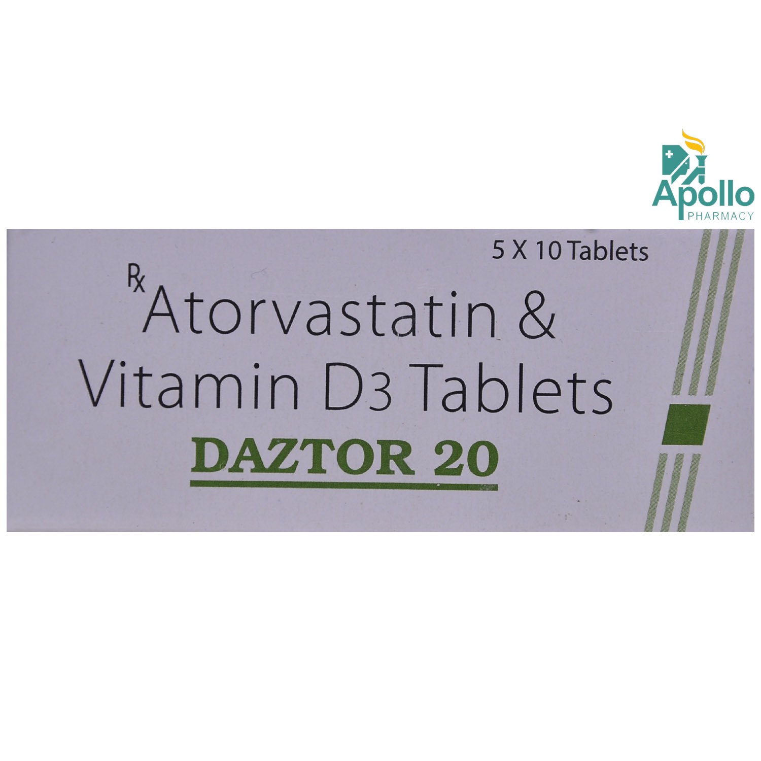 Daztor 20 Tablet 10's, Pack of 10 Daztor 20 Tablet 10's, Pack of 10