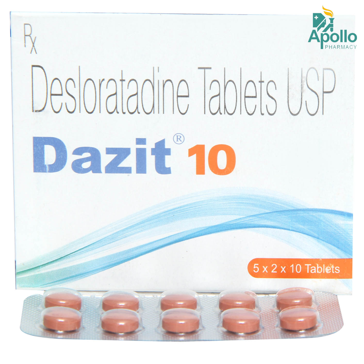 Dazit 10 Tablet 10's, Pack of 10 TABLETS Dazit 10 Tablet 10's, Pack of 10 TABLETS