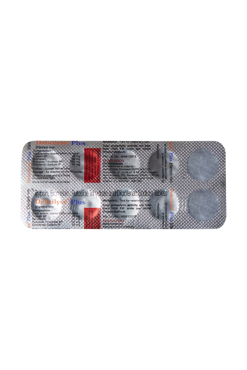 Debrilyse Plus Tablet 10's, Pack of 10 TabletS Debrilyse Plus Tablet 10's, Pack of 10 TabletS