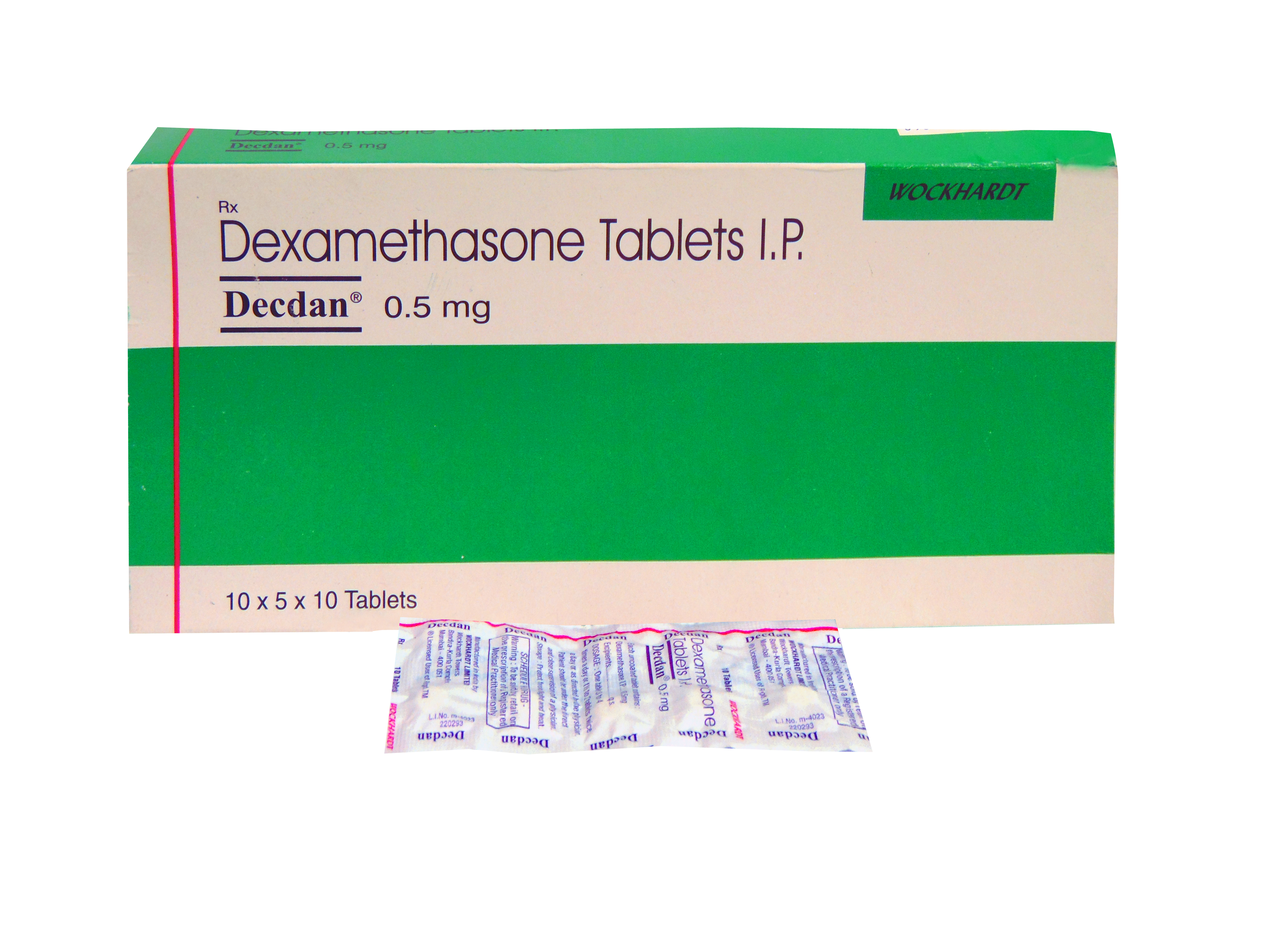 Decdan 0.5 mg Tablet 10's, Pack of 10 TabletS Decdan 0.5 mg Tablet 10's, Pack of 10 TabletS