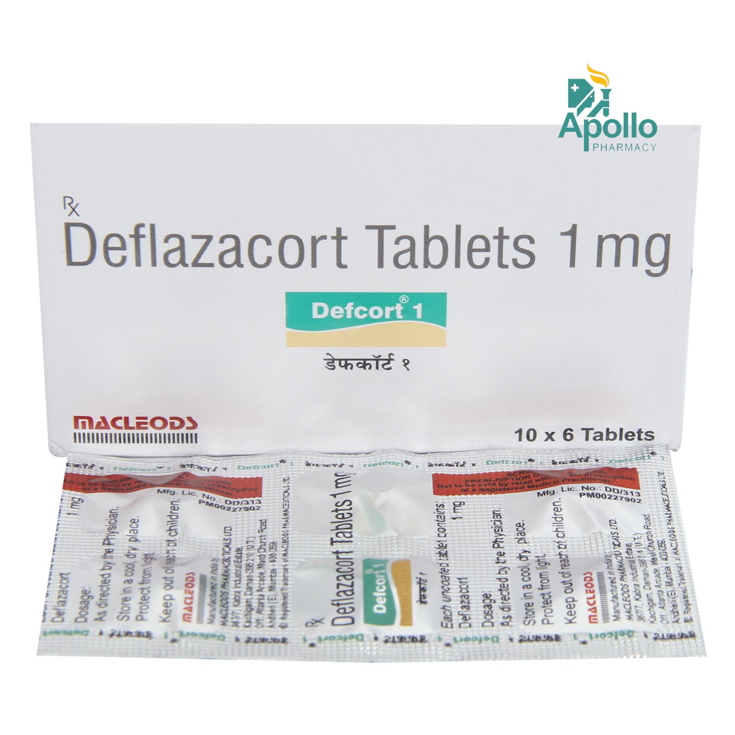 Defcort 1 Tablet 6's, Pack of 6 TABLETS Defcort 1 Tablet 6's, Pack of 6 TABLETS