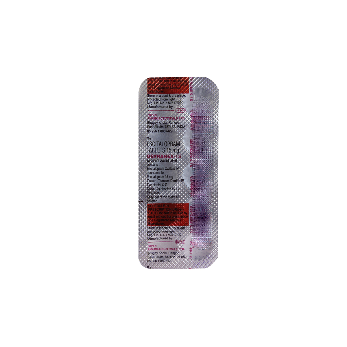 Depranex-15mg Tablet 10's, Pack of 10 TabletS Depranex-15mg Tablet 10's, Pack of 10 TabletS