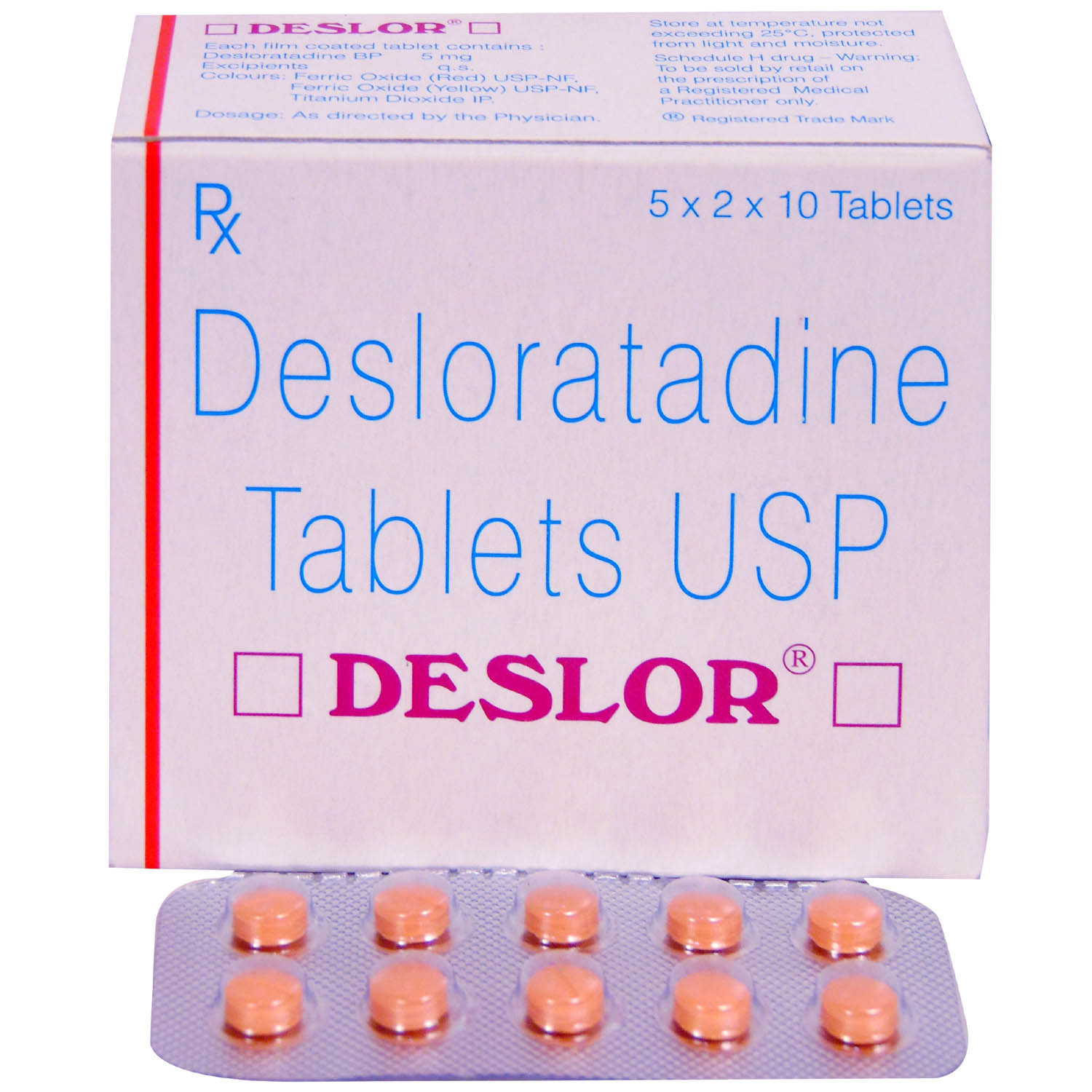 Deslor Tablet 10's, Pack of 10 TABLETS Deslor Tablet 10's, Pack of 10 TABLETS