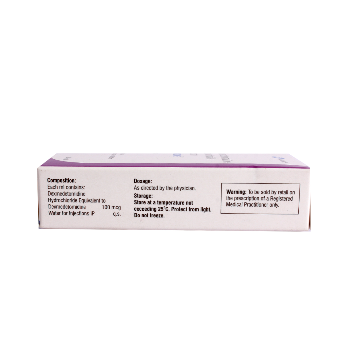 Dexmedine Injection 0.5ml, Pack of 1 Injection Dexmedine Injection 0.5ml, Pack of 1 Injection