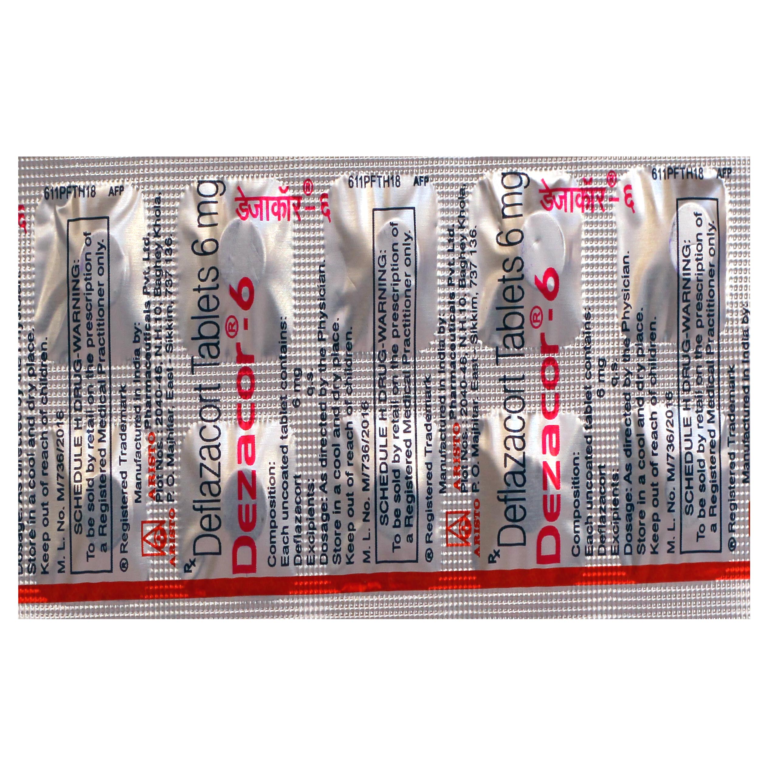 Dezacor-6 Tablet 10's, Pack of 10 TABLETS Dezacor-6 Tablet 10's, Pack of 10 TABLETS