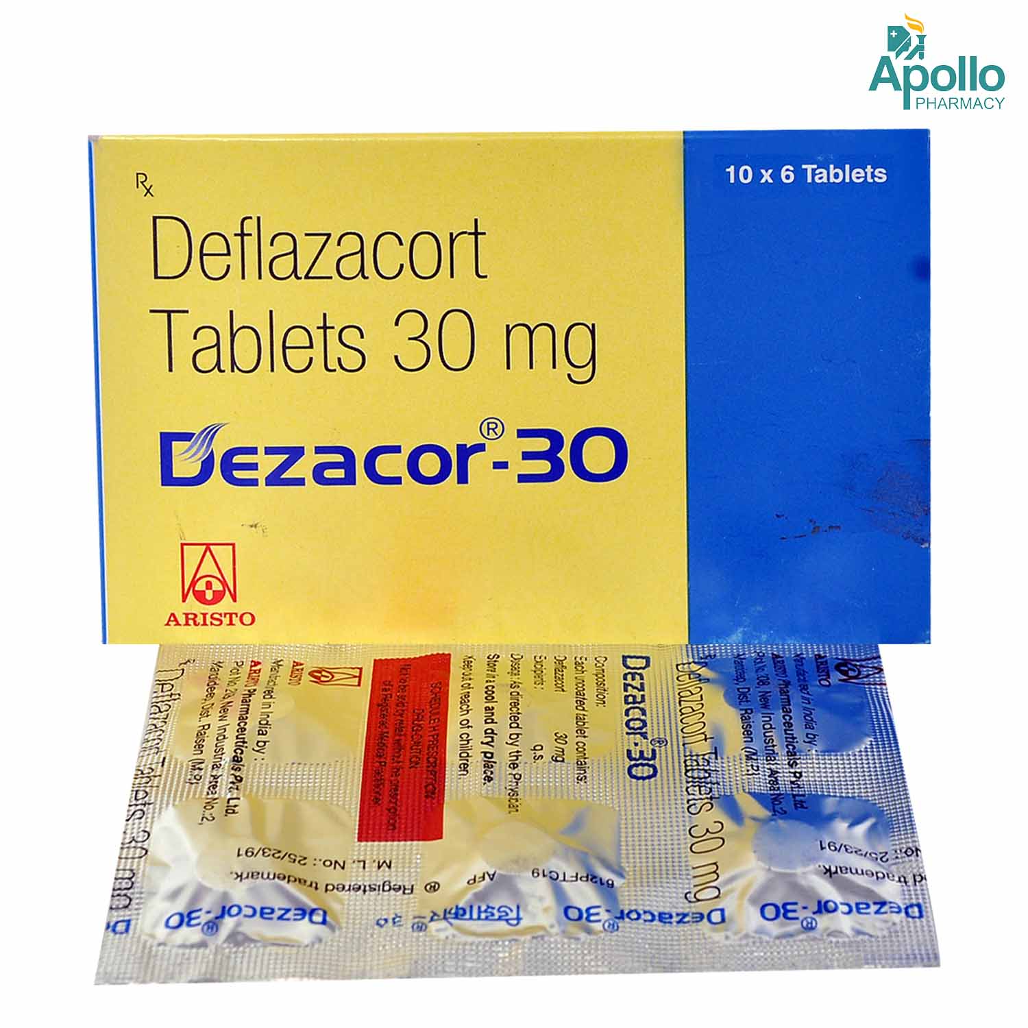Dezacor 30 Tablet 6's, Pack of 6 TABLETS Dezacor 30 Tablet 6's, Pack of 6 TABLETS