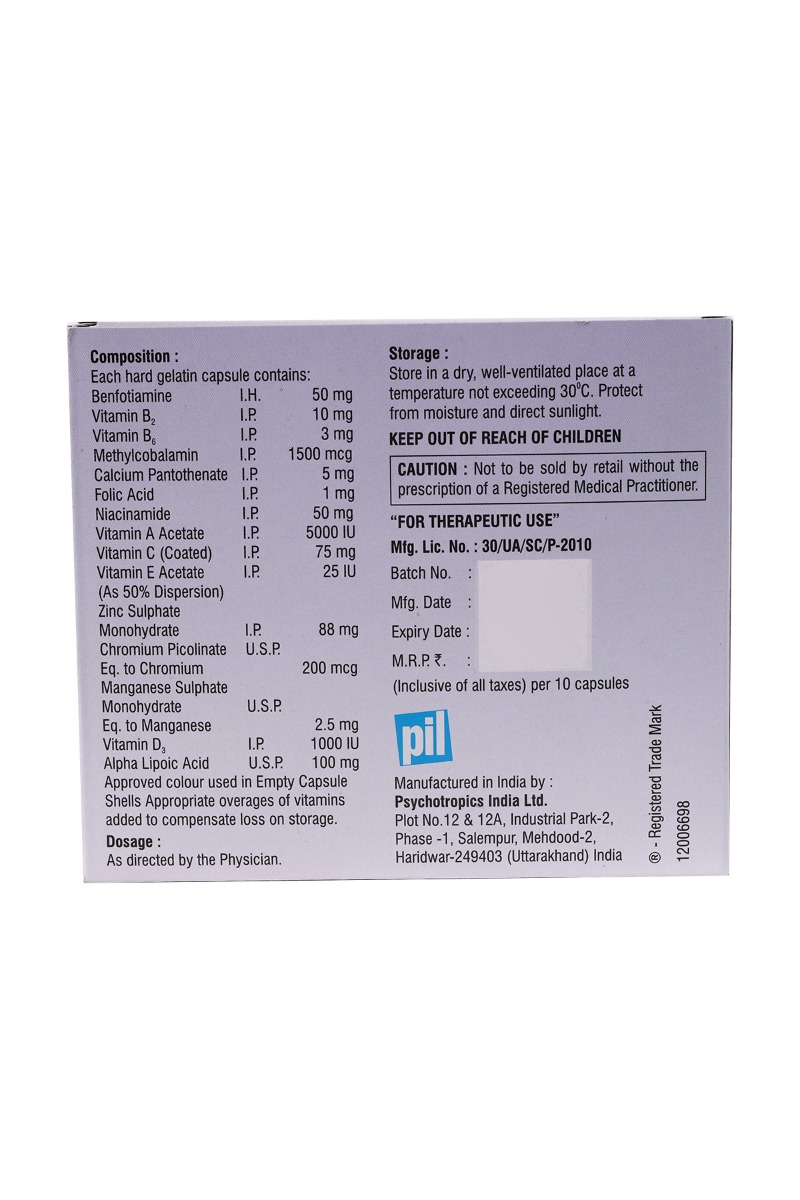 Diabevit Capsule 10's Diabevit Capsule 10's